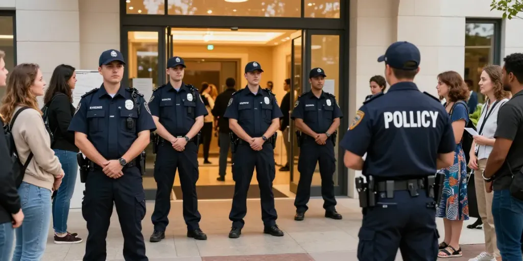 Security Guards providing professional oversight at community events, ensuring safety and trust.