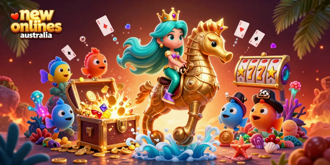 Experience exciting gameplay at new online casinos Australia with colorful characters and vibrant scenes.