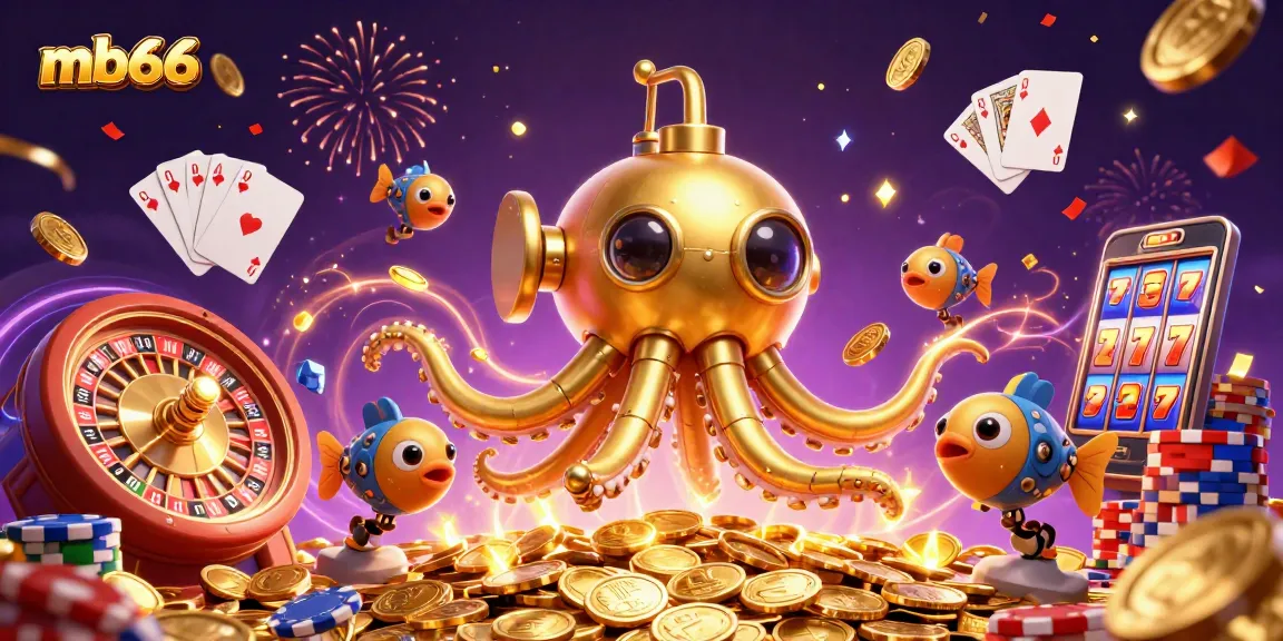 Experience thrilling gameplay at mb66 with a vibrant casino scene filled with excitement.