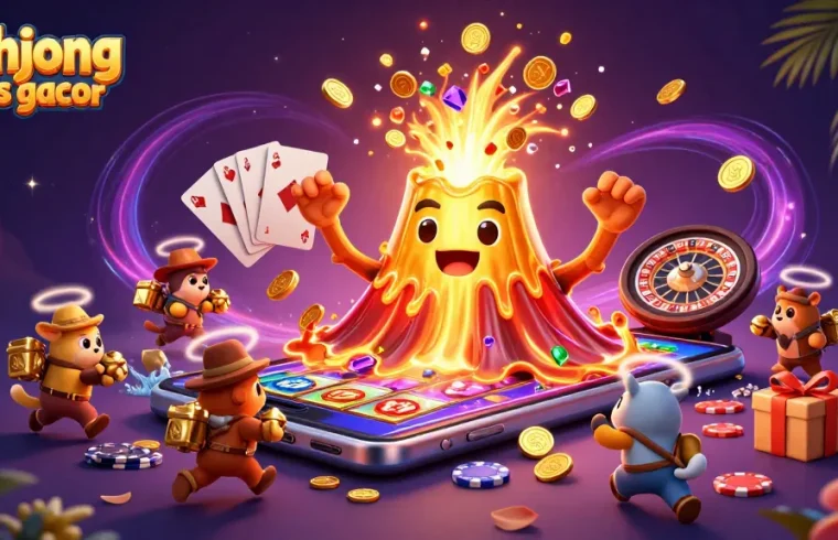 Experience mahjong ways gacor with thrilling gameplay and rich rewards as golden coins erupt from a dazzling scene.